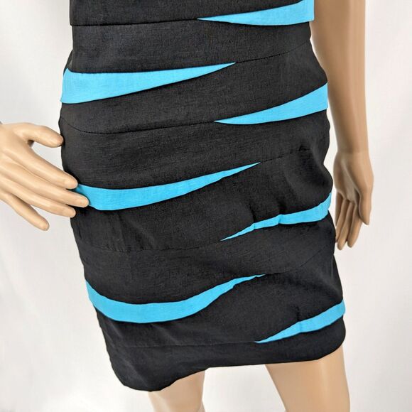 Vintage 90s y2k Jessica McClintock Mini Dress Formal Strapless Trashy 6 Petite - Picture 6 of 14